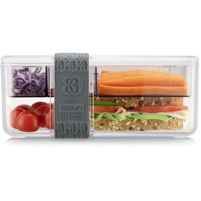 Lunch Box A Scomparti - Bodum - Bistro - Posate - Grigio