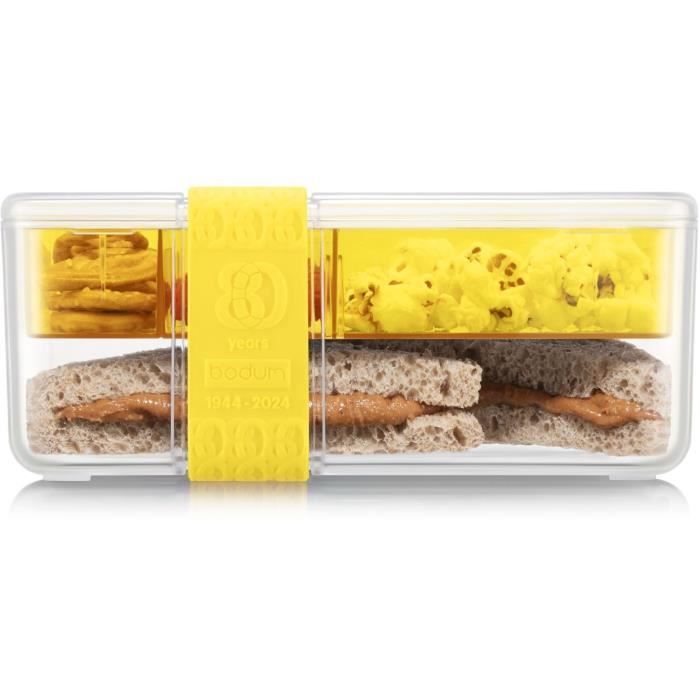 Lunch Box A Scomparti - Bodum - Bistro - Posate - Limone - Giallo Pandone