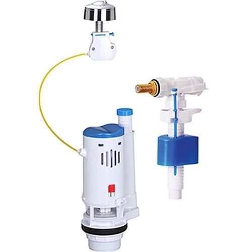 Kit Mecanismo Inodoro - Rousseau - 3/6l - Robusto Y Completo - Certificado Nf - Silencioso Y Fiable