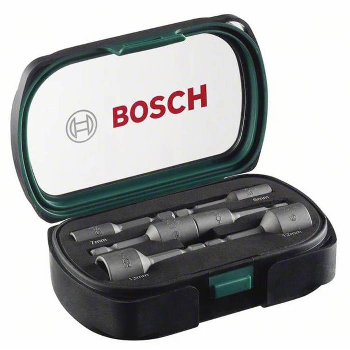 Bosch Accessories Promoline 2607017313 Set Di Punte Con Gambo Da 6 Mm, 7 Mm, 8 Mm, 10 Mm, 12 Mm, 13 Mm 1/