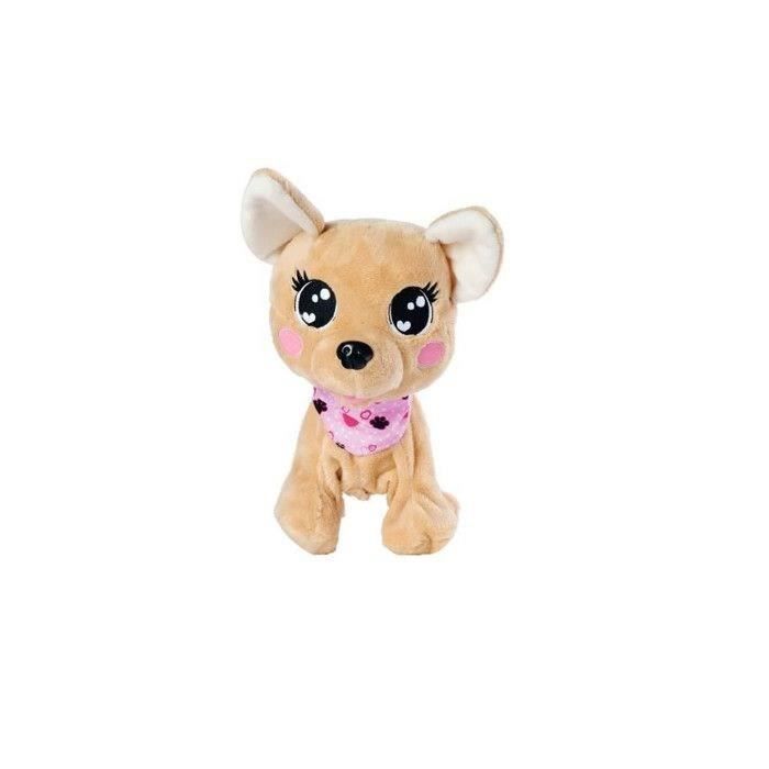 Peluche Interattivo - Chi Chi Love Baby Boo - 30 Cm - Giocattolo Interattivo - Marrone E Rosa - Unisex - 3 Anni+