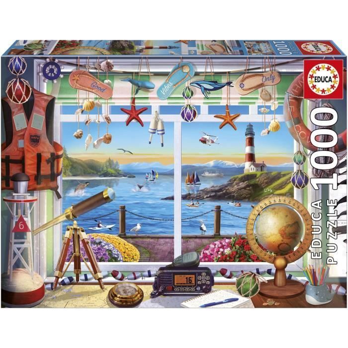 Puzzle - Educa - Vita Partoriente - 1000 Pezzi - 68x48 Cm - Per Adulti - Tema Natura