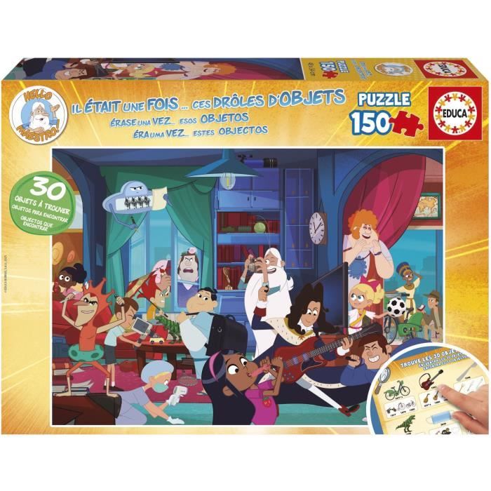 Puzzle - Educa - C'era Una Volta... Questi Divertenti Oggetti - 150 Pezzi