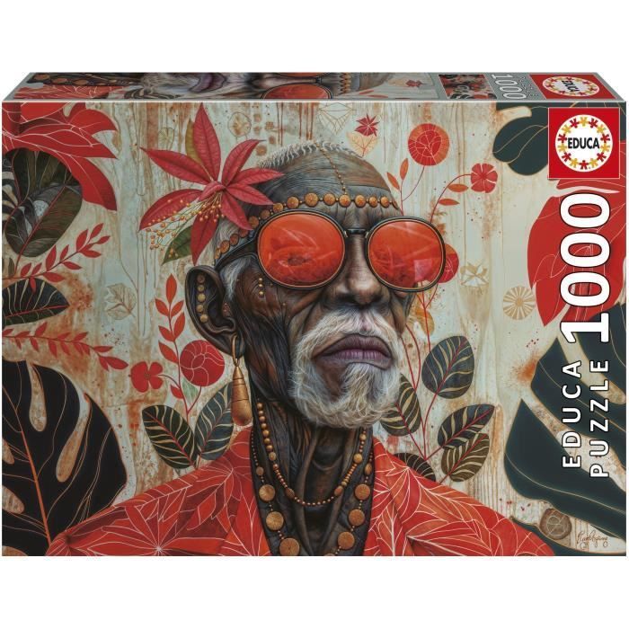 Puzzle - Educa - Guardiano Dei Tropici - 1000 Pezzi - 48 X 68 Cm - Dai 12 Anni