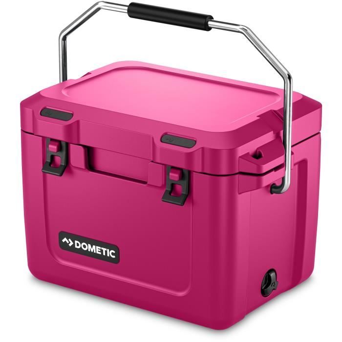 Nevera Portátil - Dometic - Patrol 20 - 19l - Asa De Transporte De Acero Inoxidable - Mantiene El Hielo Durante Varios Días - Rosa