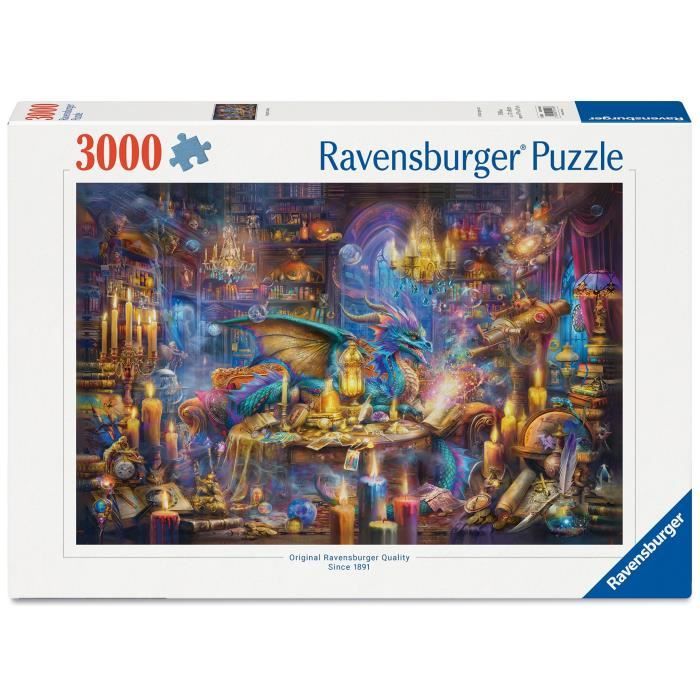 Puzzle Da 3000 Pezzi: La Biblioteca Della Conoscenza Incantata