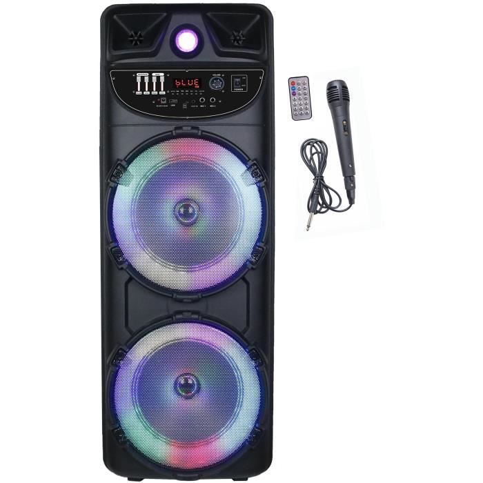 Altoparlante Luminoso Per Karaoke - Inovalley - Ms02-XxL-N - Bluetooth 5.0 - 1000w