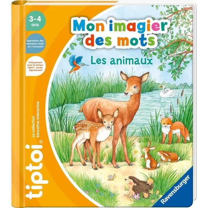 Tiptoi Il Mio Libro Di Parole Sugli Animali, Libro Interattivo, Gioco Educativo Elettronico, Senza Schermo - 3 Anni - 13099010, Ravensburger