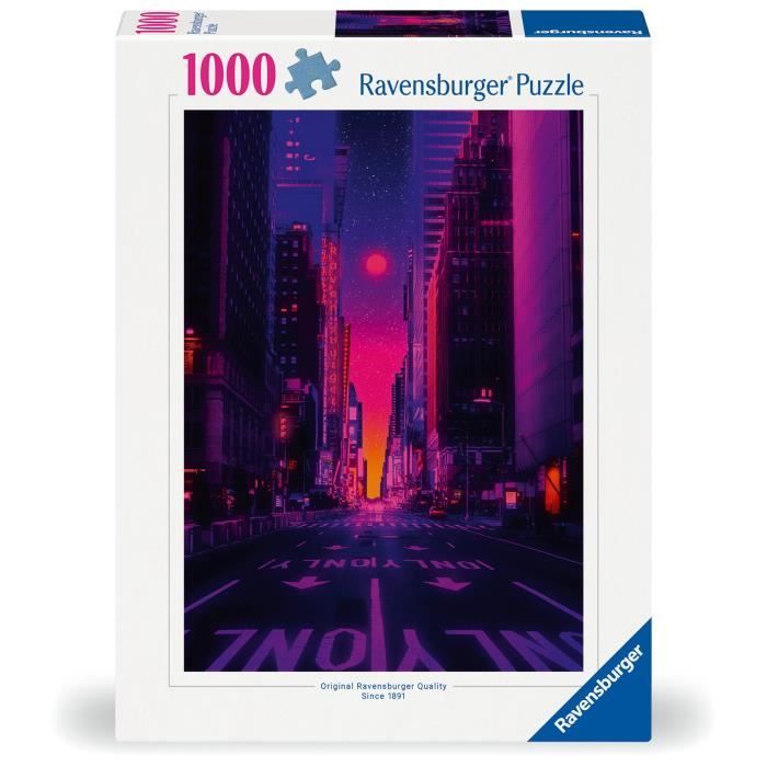 Puzzle Da 1000 Pezzi: Le Luci Al Neon Di New York