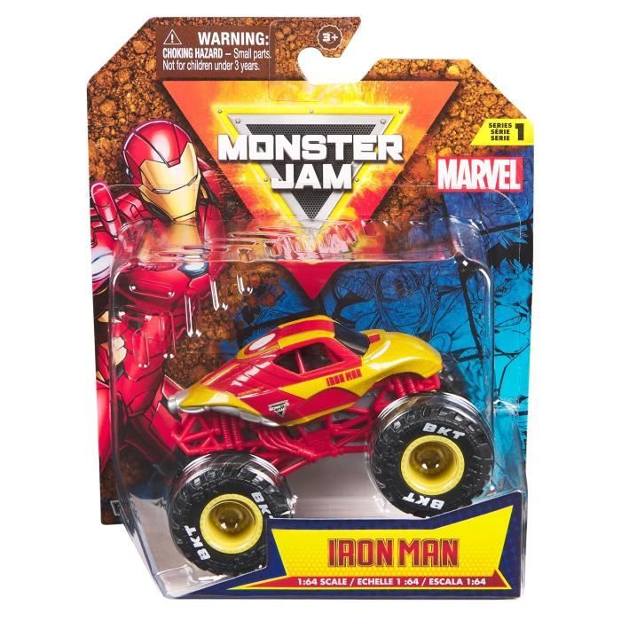 Monster Jam - Veicolo Marvel Monster Jam Serie 2 In Scala 1:64 - Modello Casuale