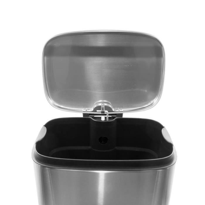 Kitchen Move Pattumiera Da Cucina A Pedale - Acciaio Inox Spazzolato - 50l - Admiral - Image 3