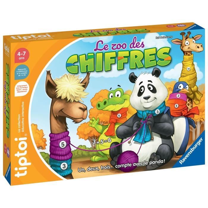Tiptoi Number Zoo, Gioco Educativo Elettronico, Senza Schermo, 00189, Dai 4 Anni, Ravensburger