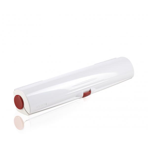 Distributore Di Taglierina Per Pellicole - Leifheit - Perfect Cut 23051 - Per Rotoli Da 33 Cm - Bianco