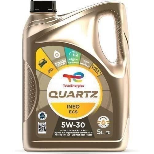 Olio Totale Motore Benzina E Diesel 5l Quarzo Ineo Ecs 5w30
