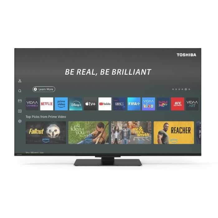 Toshiba 43uv6f63dg - Tv Led Da 43'' (108 Cm) - 4k Uhd 3840x2160 - Dolby Vision - Smart Tv - 3xhdmi