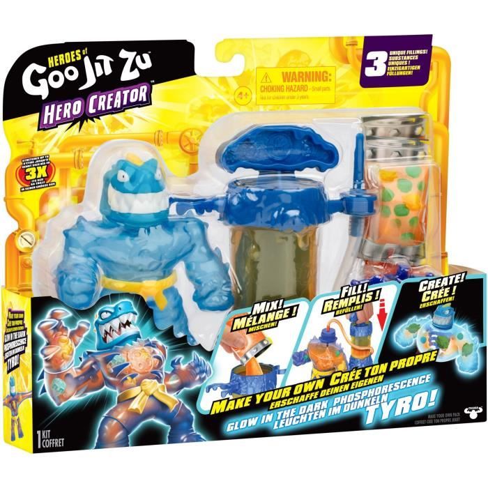 Figura - Héroes De Goo Jit Zu - Tyro Creador De Rayos X - 11 cm