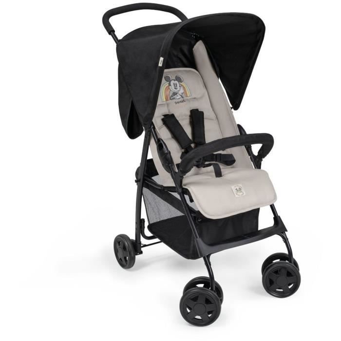 Hauck - Passeggino - Sport - Pieghevole E Reclinabile - Capottina Parasole - 4 Ruote - Topolino E Minnie