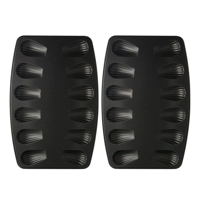 Set Di 2 Stampi Per Madeleine Con 12 Stampe - Zenker - Paesi Speciali