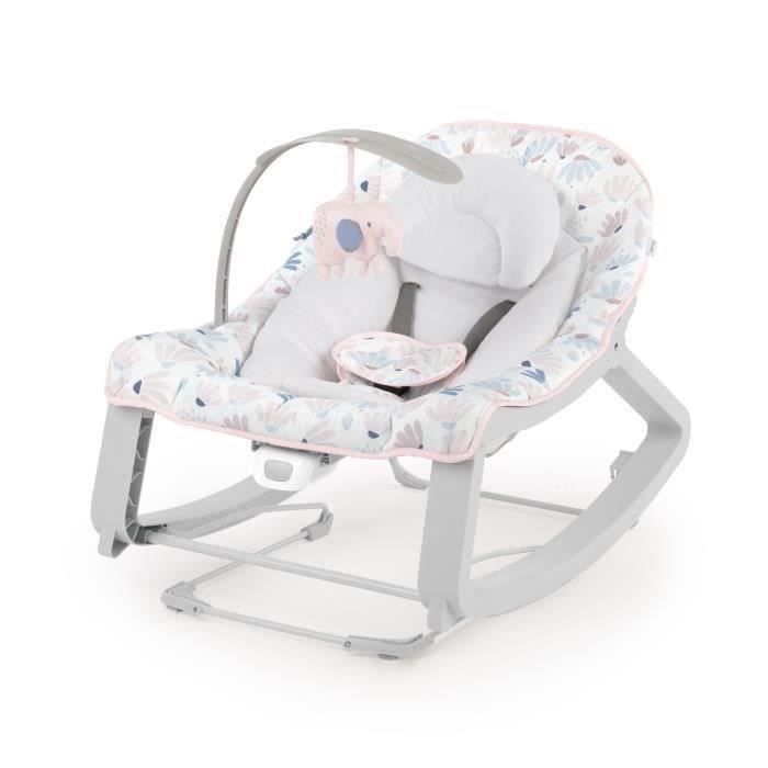 Ingenuity Keep Cozy 3 In 1 Baby Rocker - Burst - 3 Posizioni: Arco Con Peluche Rimovibili, Fino A 18 kg