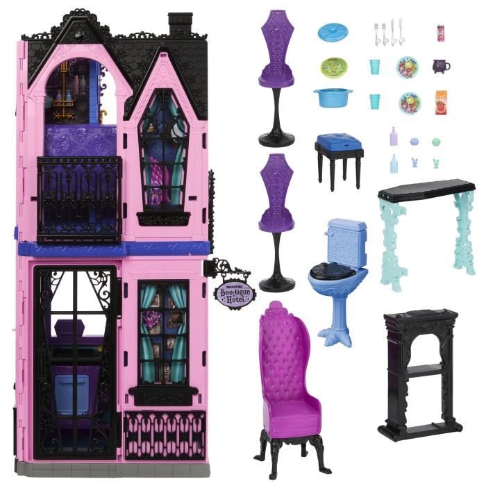 Monster High - BoO-Tick Hotel - Casa Delle Bambole E Accessori - Monster High - Jbf16