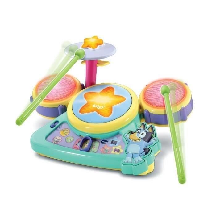 Vtech - Bluey - La Batteria Interattiva - Multicolore