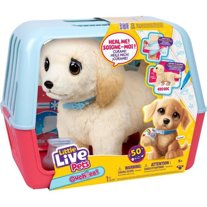 Peluche - Little Live Pets - Mi Perro Ouchies - A Partir De 5 Años