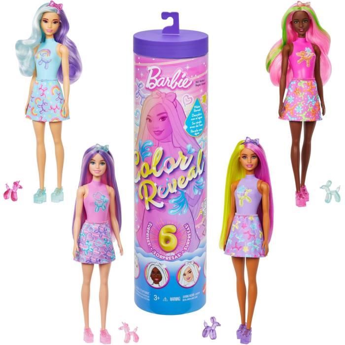 Surtido De Muñecas Barbie Con Globos Y Animales - Barbie - Jfv58