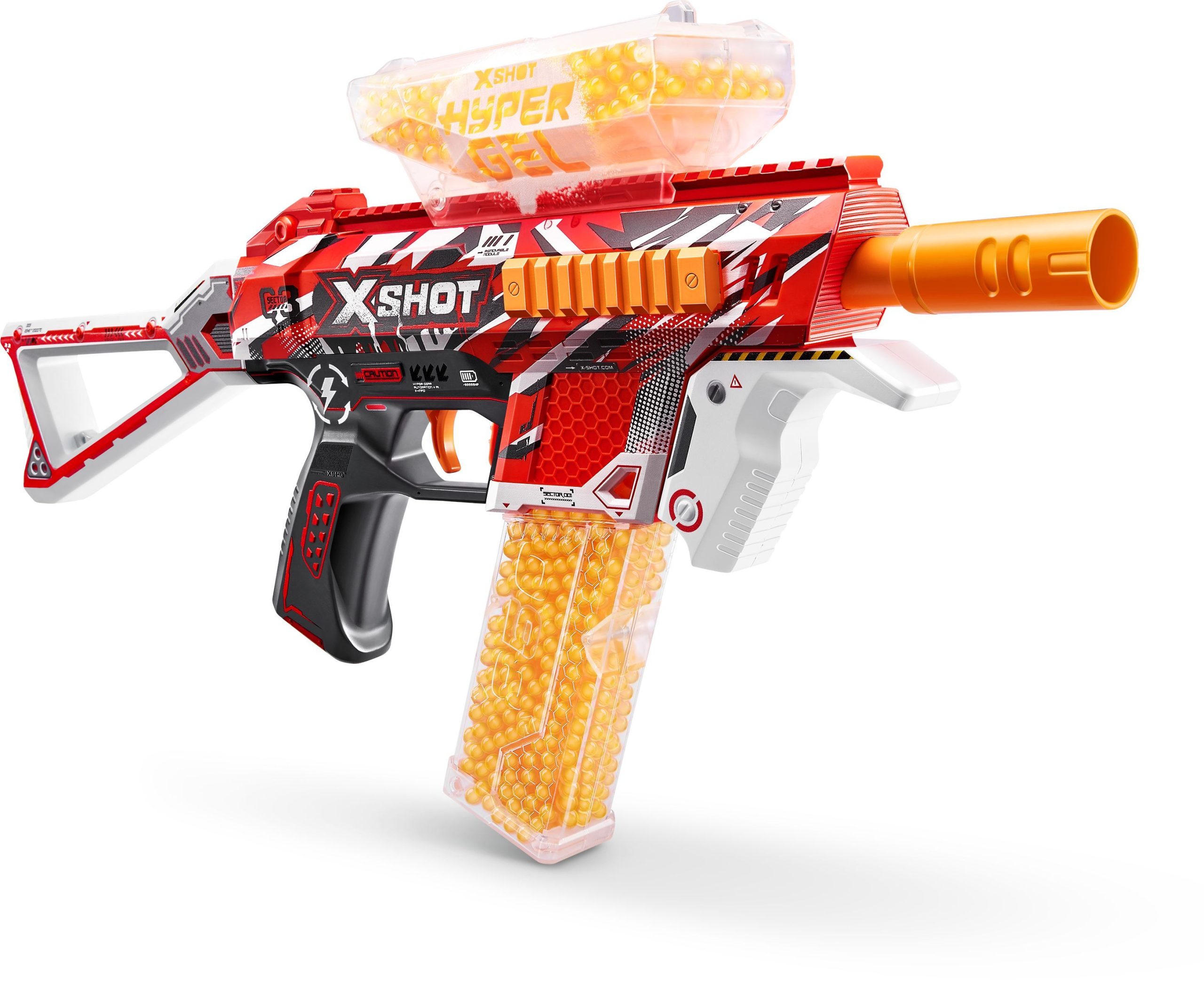 Hyper Gel Blaster - Zuru - X-Shot Medium Trace Fire - Automatico E Semiautomatico - 2500 Pallini - Gittata 51 M/sec
