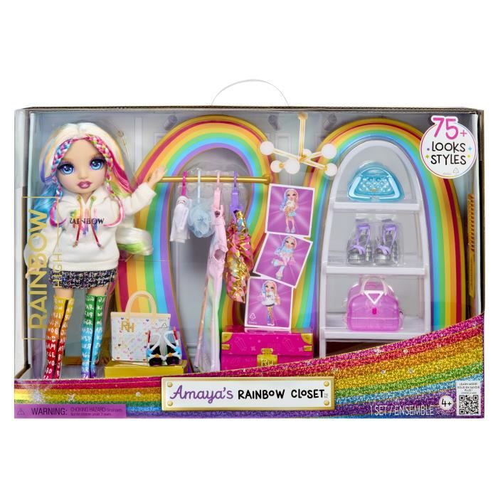 Playset Armadio Arcobaleno Di Amaya Di Rainbow High