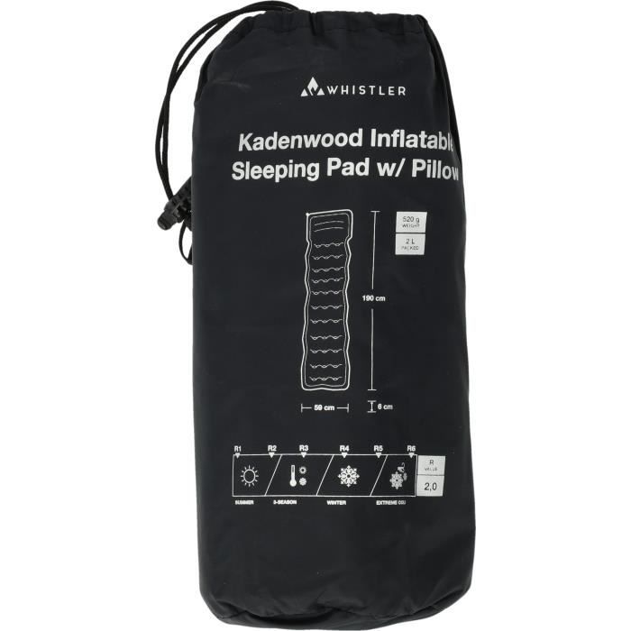 Colchón De Aire - Whistler - Kadenwood - Nailon Resistente - Almohada Incorporada