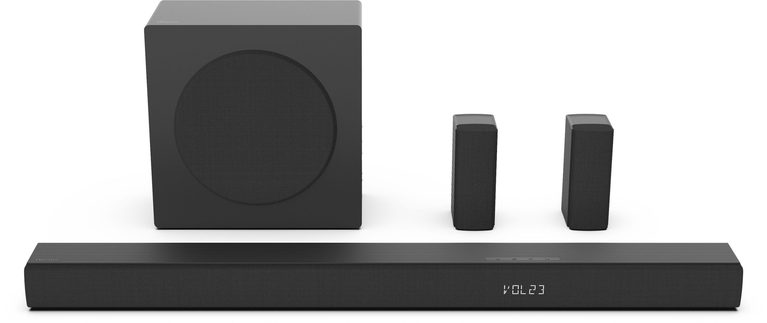 Soundbar - Hisense - Subwoofer Wireless E Altoparlanti Posteriori - Bluetooth - 5.1 Ch - 540 W