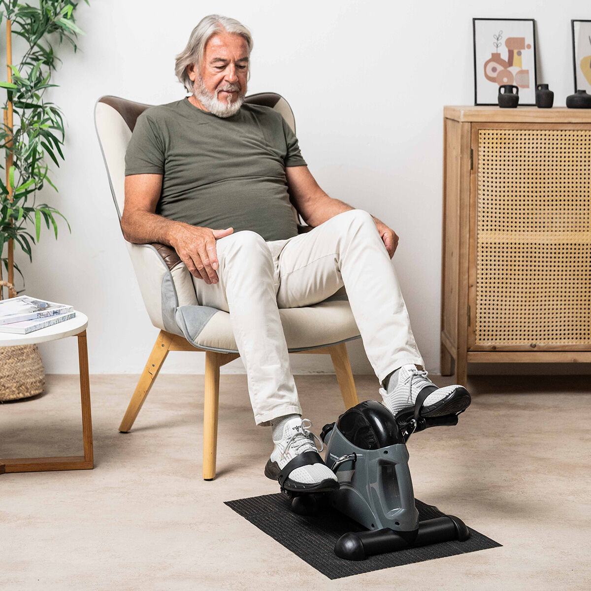 Pedaliera Statica Per Braccia E Gambe Con Tappetino Velora 2100 Innovagoods