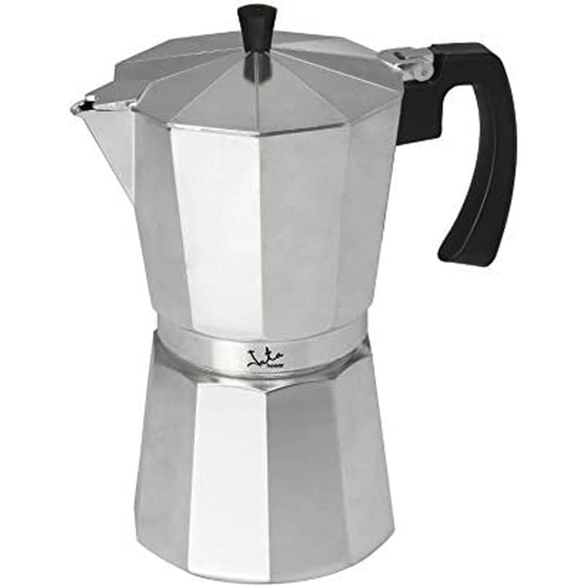 Caffettiera Italiana Jata Cca12 Alluminio 12 Tazze Argentato