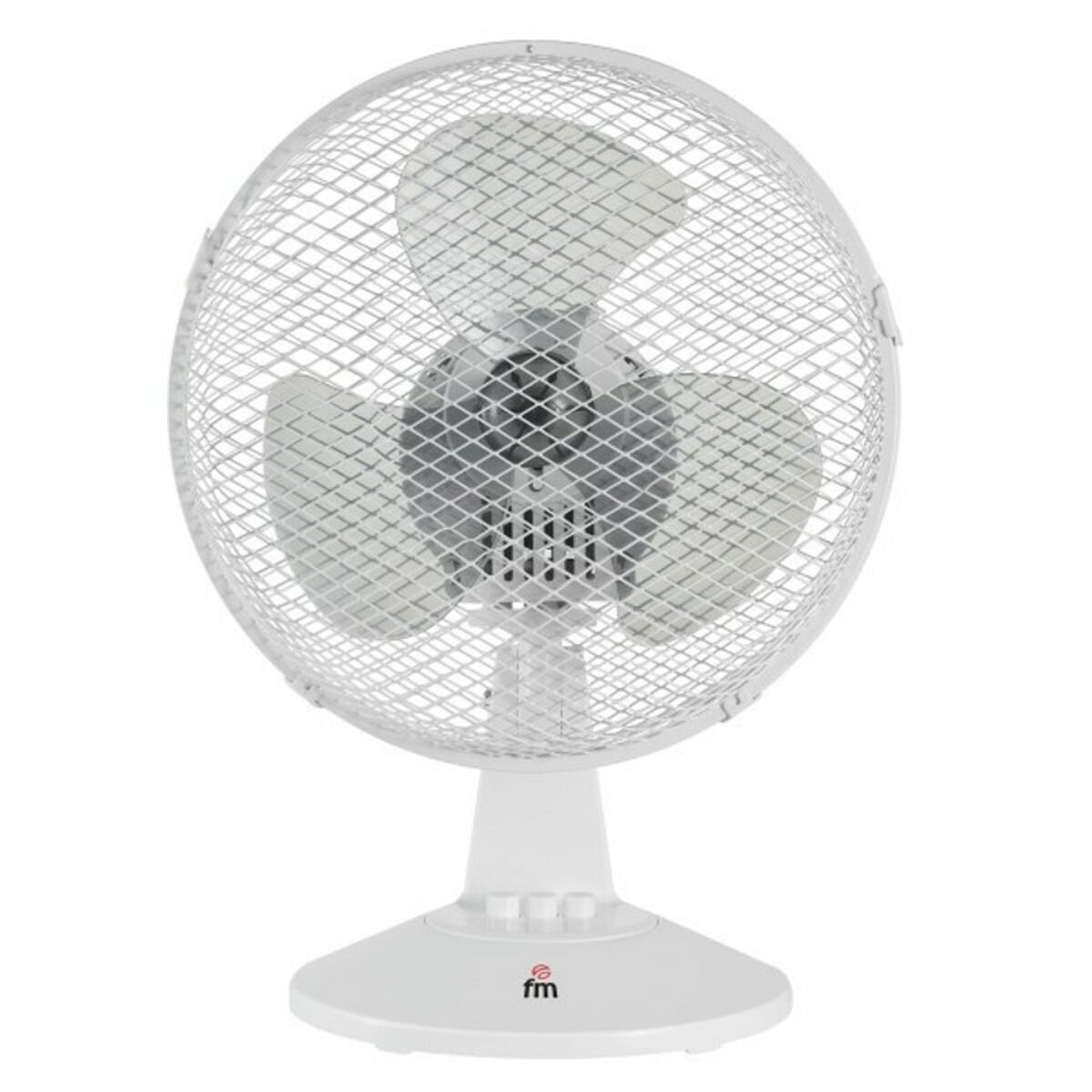 Ventilatore Da Tavolo Grupo Fm 65786 25 W Ø 23 Cm Bianco