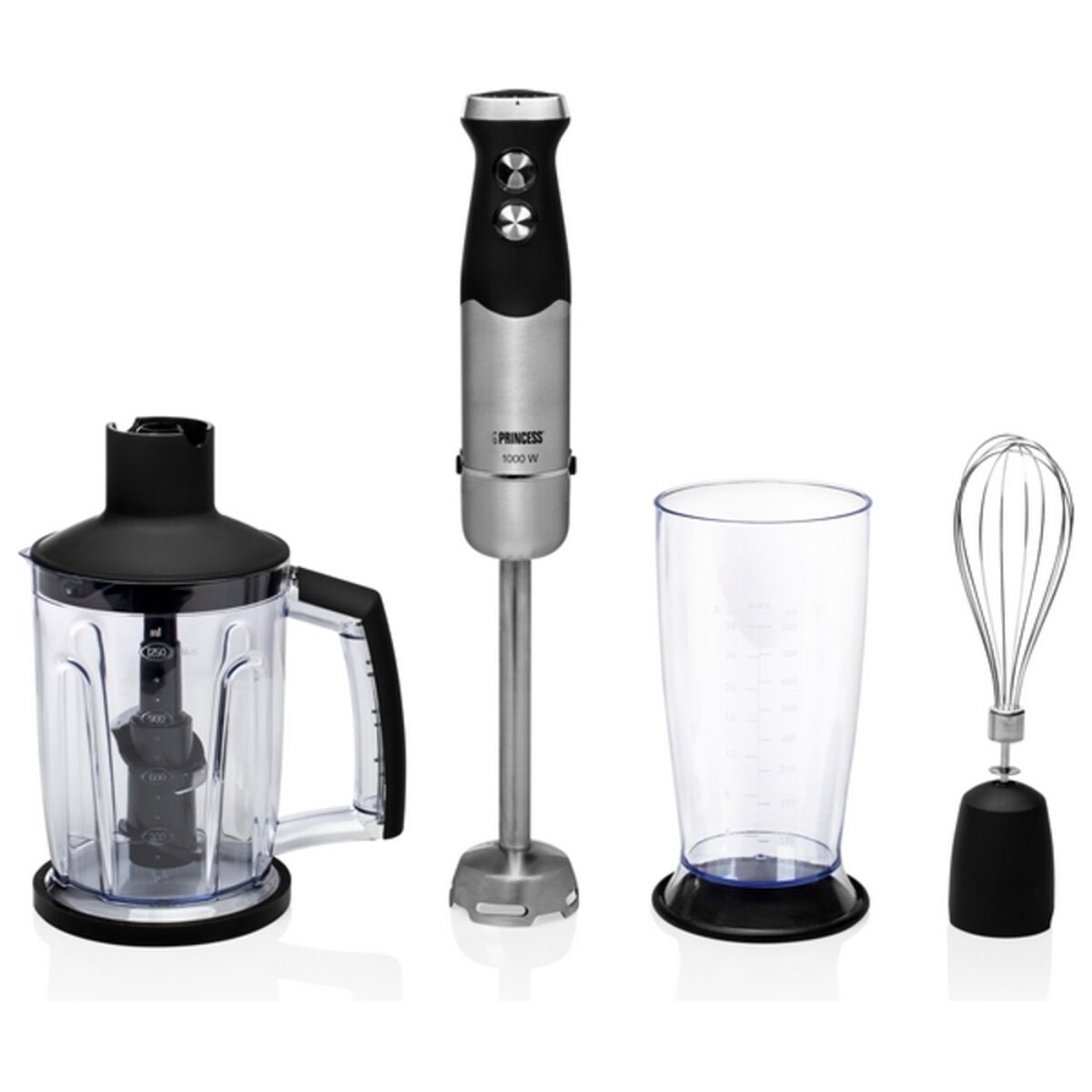 Frullatore Ad Immersione Princess 01.221221.01.001 Nero 1000 W
