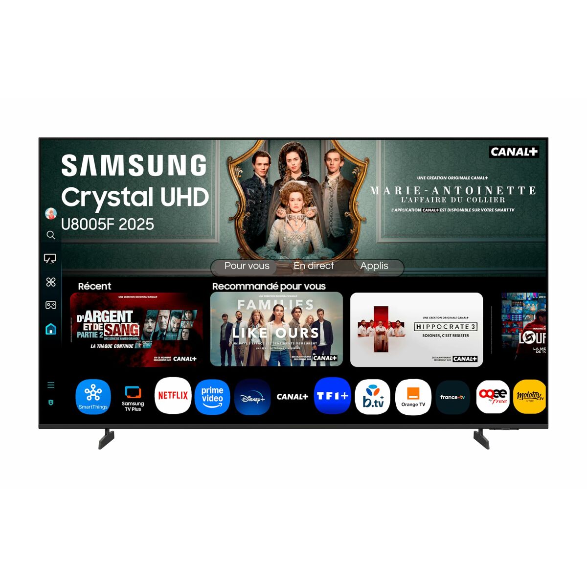 Smart Tv Samsung Tu50u8075f 4k Ultra Hd 50" Led Uled Hdr Hdr10+ Ultra Hd 4k DvB-t2