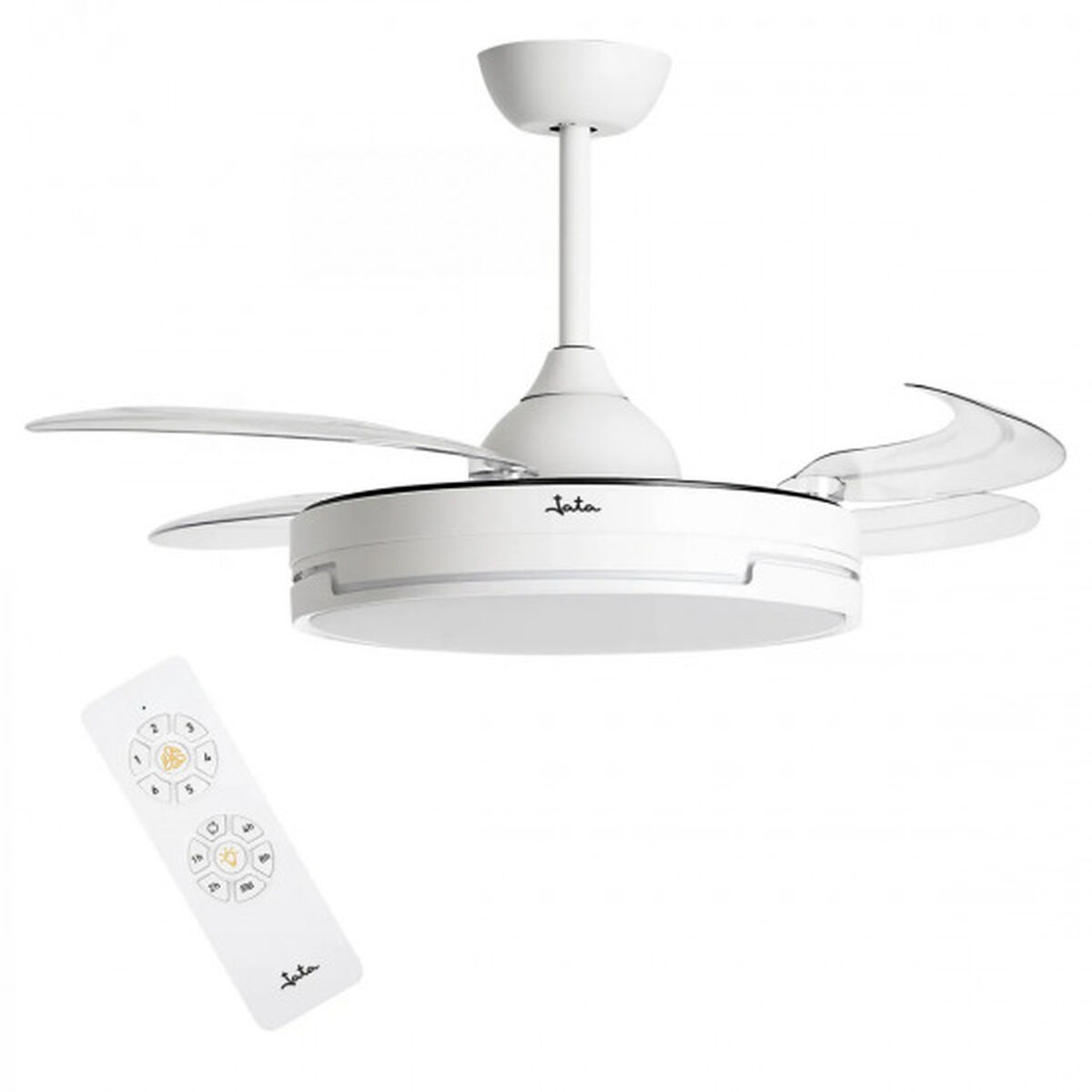 Ventilatore Da Soffitto Jata Jvte4240 Bianco 42 W Ø 104 cm