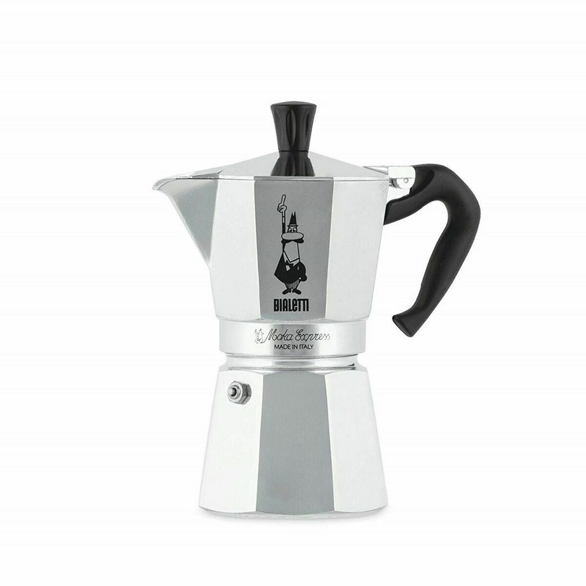 Caffettiera Italiana Bialetti 0001163 Argentato Alluminio 6 Tazze