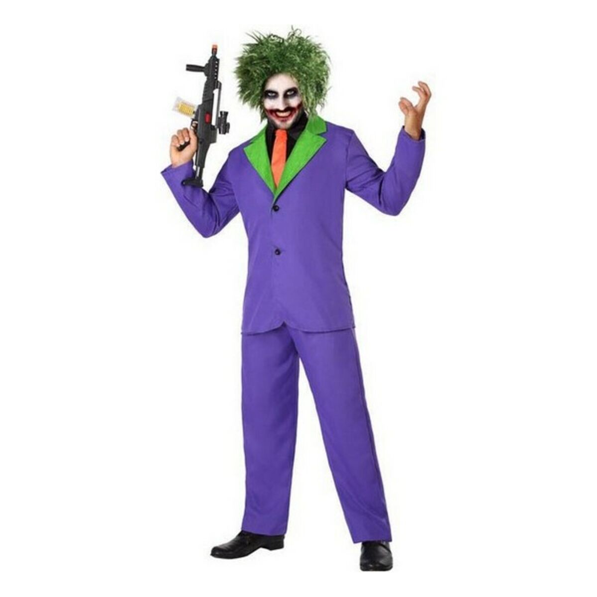 Costume Per Adulti Joker Viola Assassino (3 Pezzi) Taglia:xl