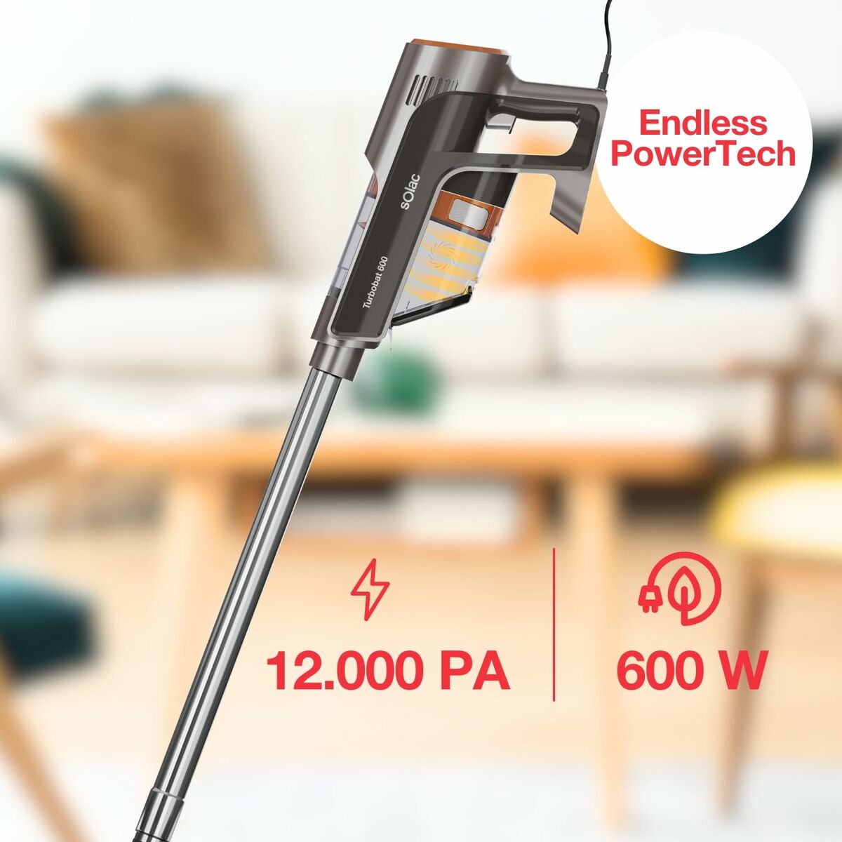 Scopa Elettrica Solac Aec600 600 W 2200 W - Image 3