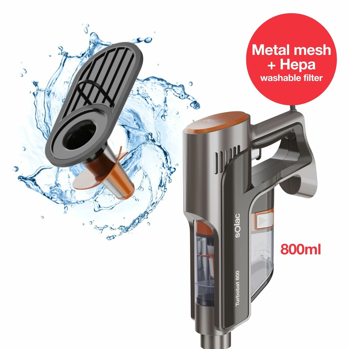 Scopa Elettrica Solac Aec600 600 W 2200 W - Image 4