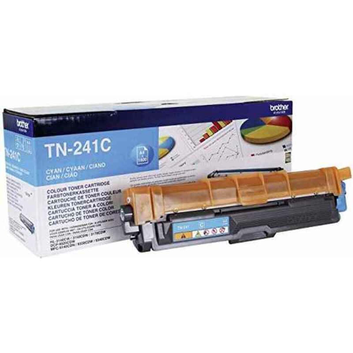 Toner Originale Brother TN-241c Nero Ciano