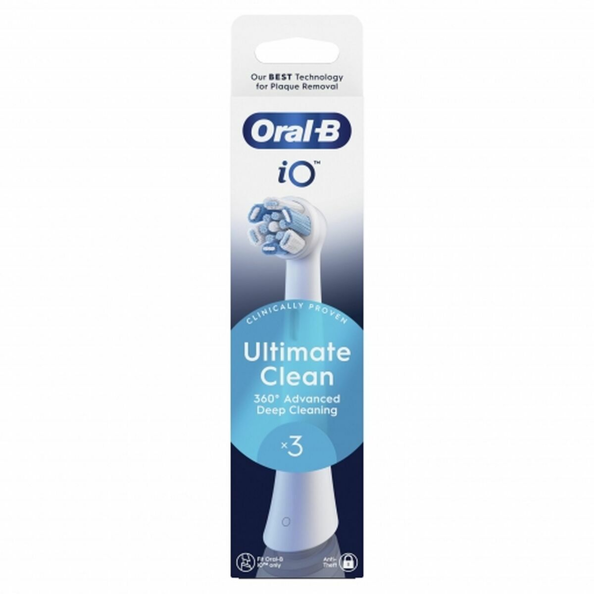 Testina Di Ricambio OraL-B Io RbcwF-3 3ud Bianco