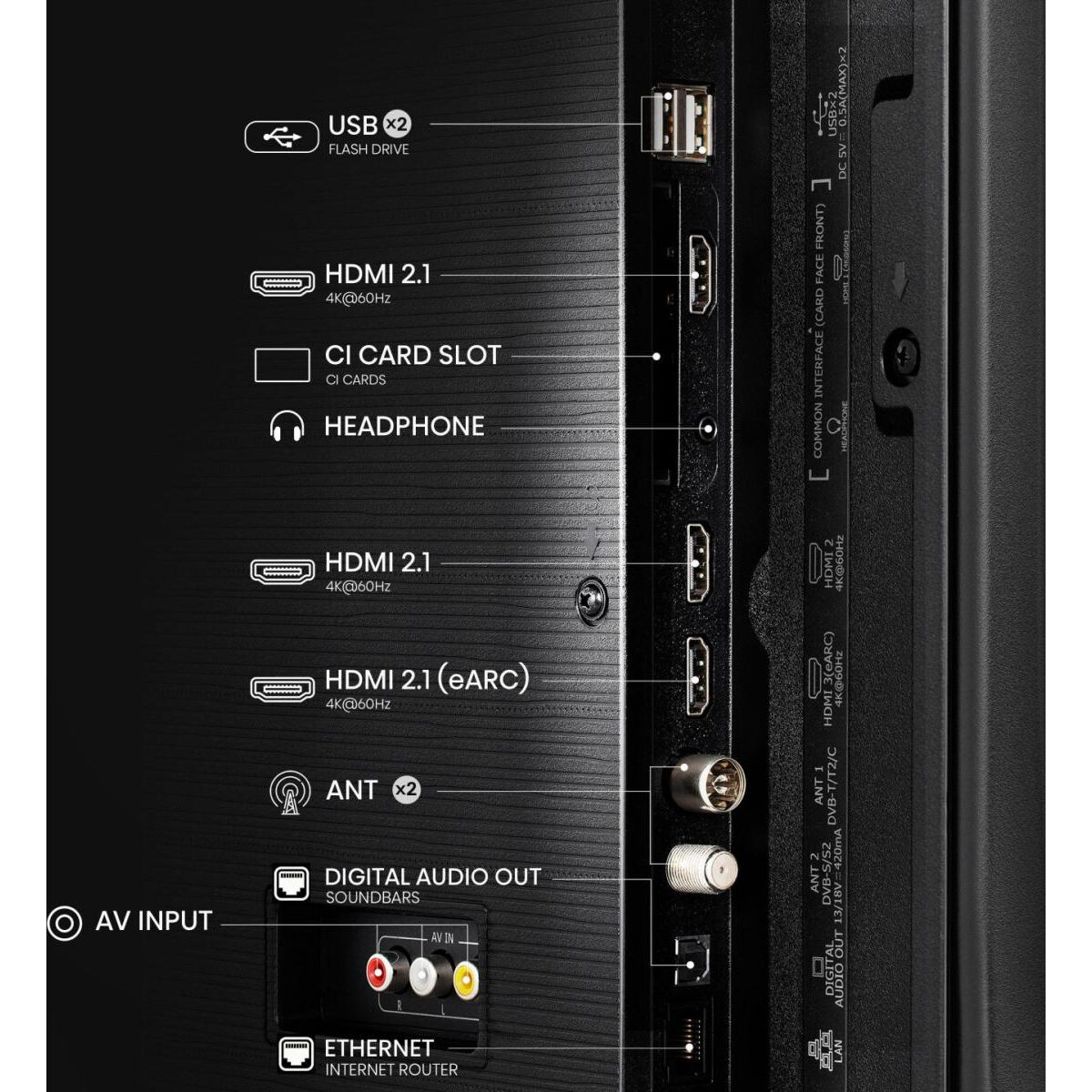 Smart Tv Hisense 43e77q 43 43" 4k Ultra Hd Hdr Qled - Image 5