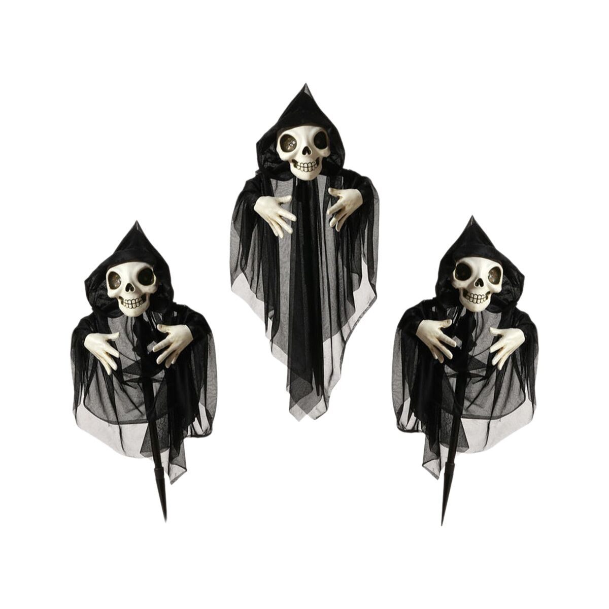 Decorazione Per Halloween Scheletro 130 X 10 X 60 Cm (3 Pezzi) (3 Unità)