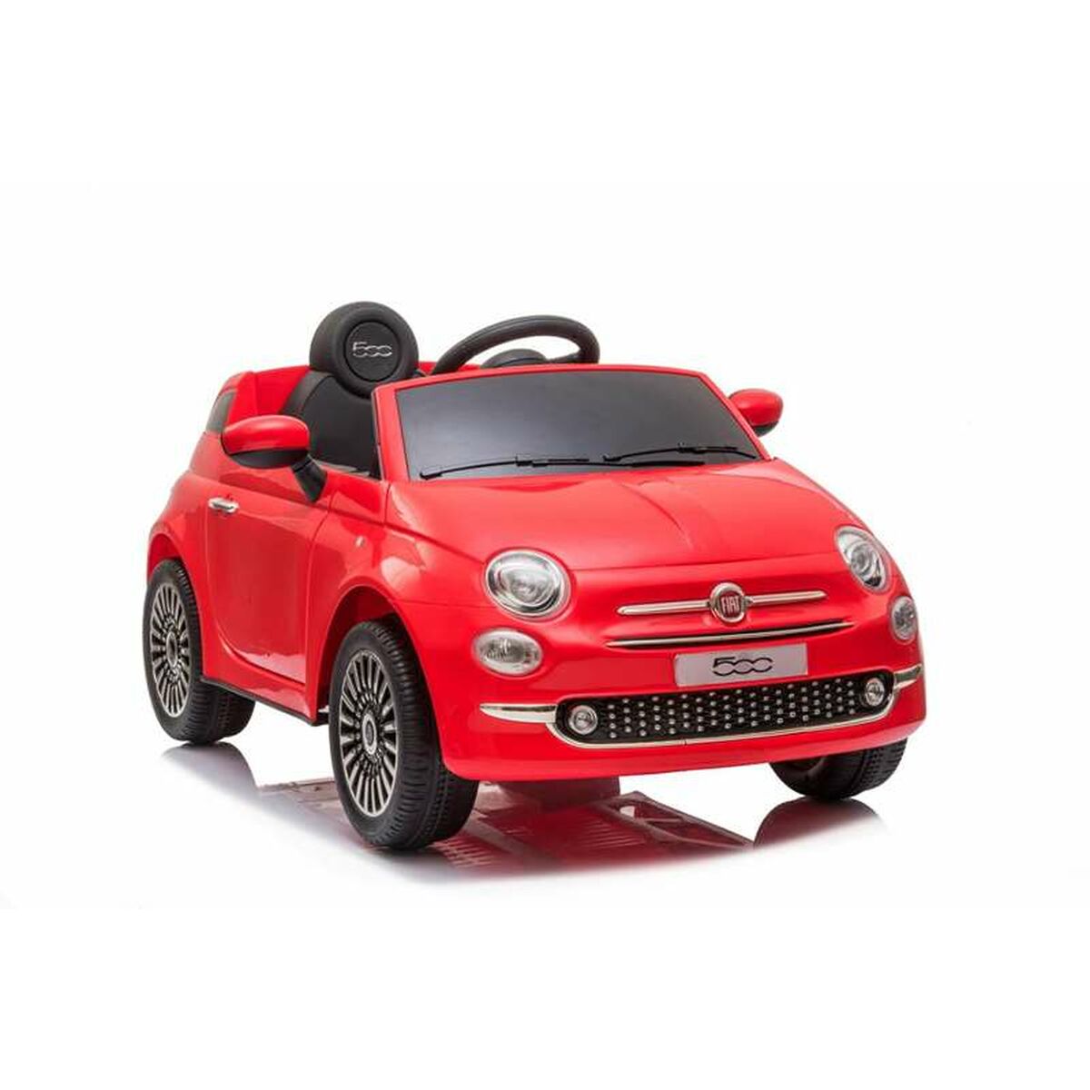 Macchina Elettrica Per Bambini Injusa Fiat 500 Rosso Radiocomando