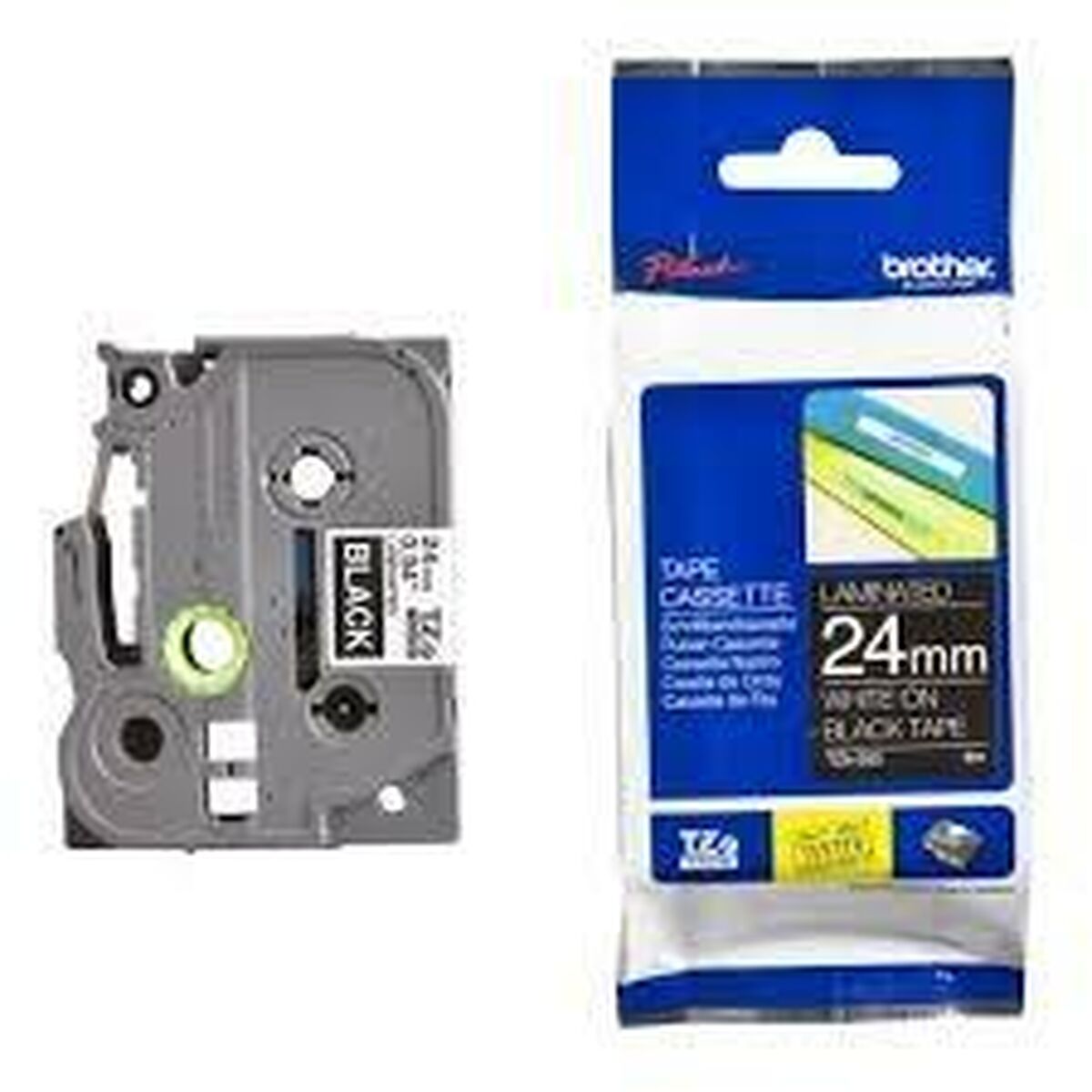 Nastro Laminato Per Etichettatrici Brother Cinta Laminada 24mm