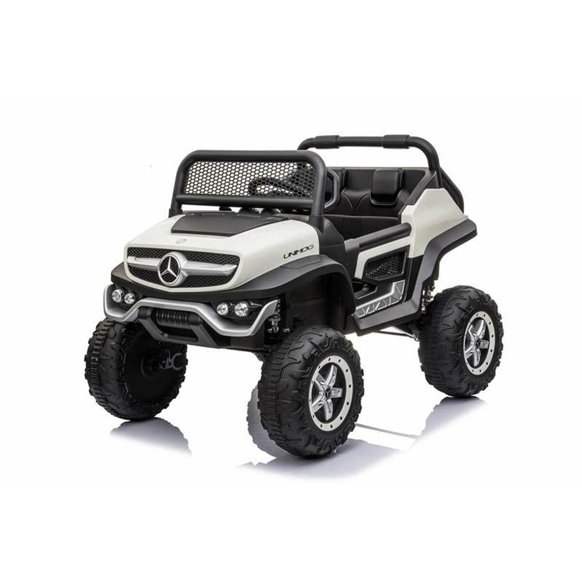 Macchina Elettrica Per Bambini Injusa Mercedes Unimog Mini Nero
