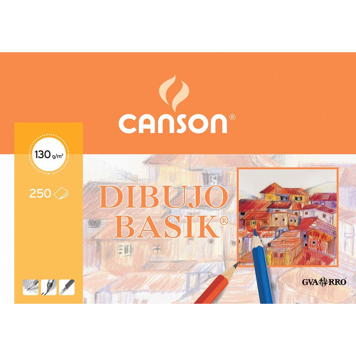 Carta Da Disegno Canson Basik 250 Fogli Bianco 250 Pezzi