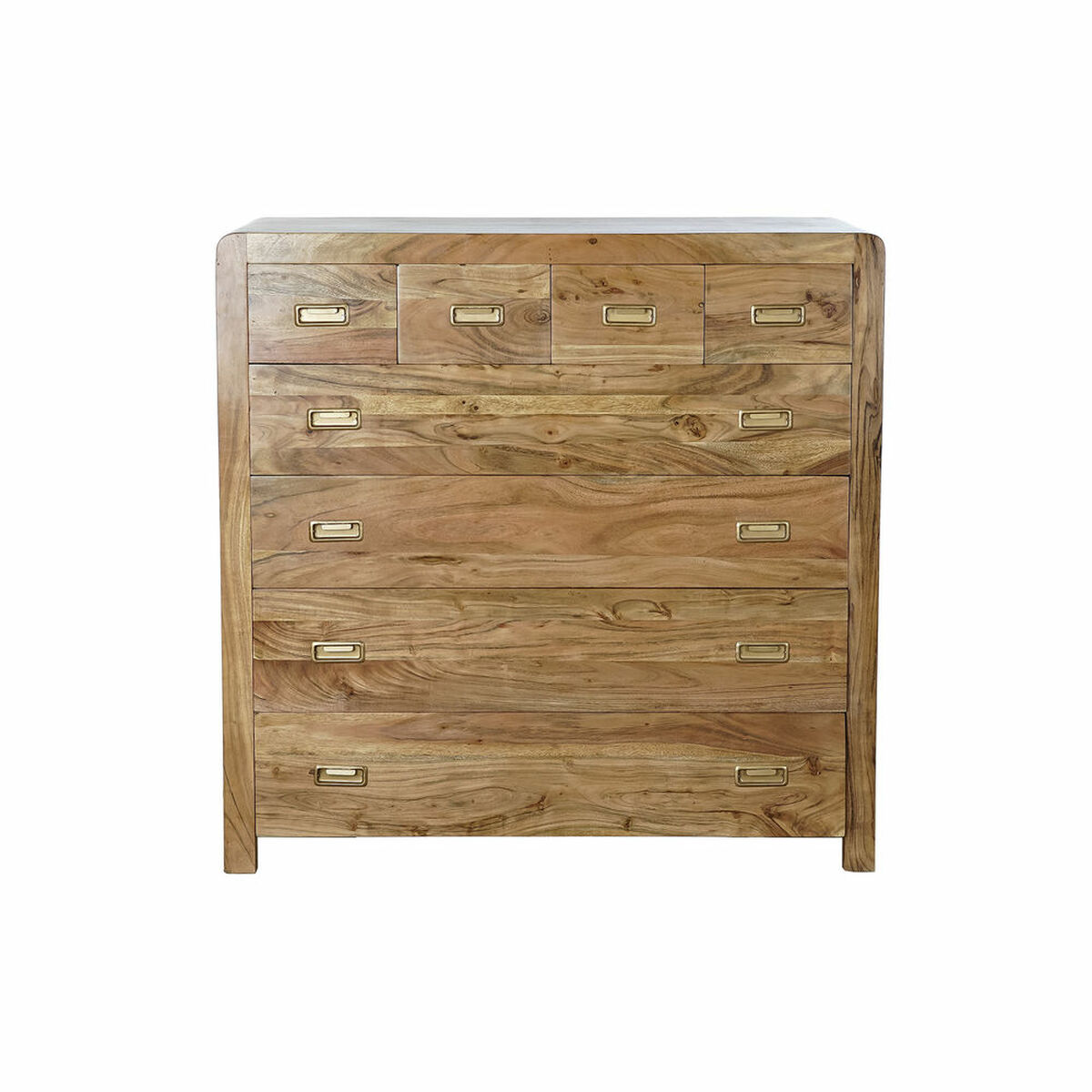 Cassettiera Dkd Home Decor Naturale Acacia Coloniale 110 X 45 X 108 cm